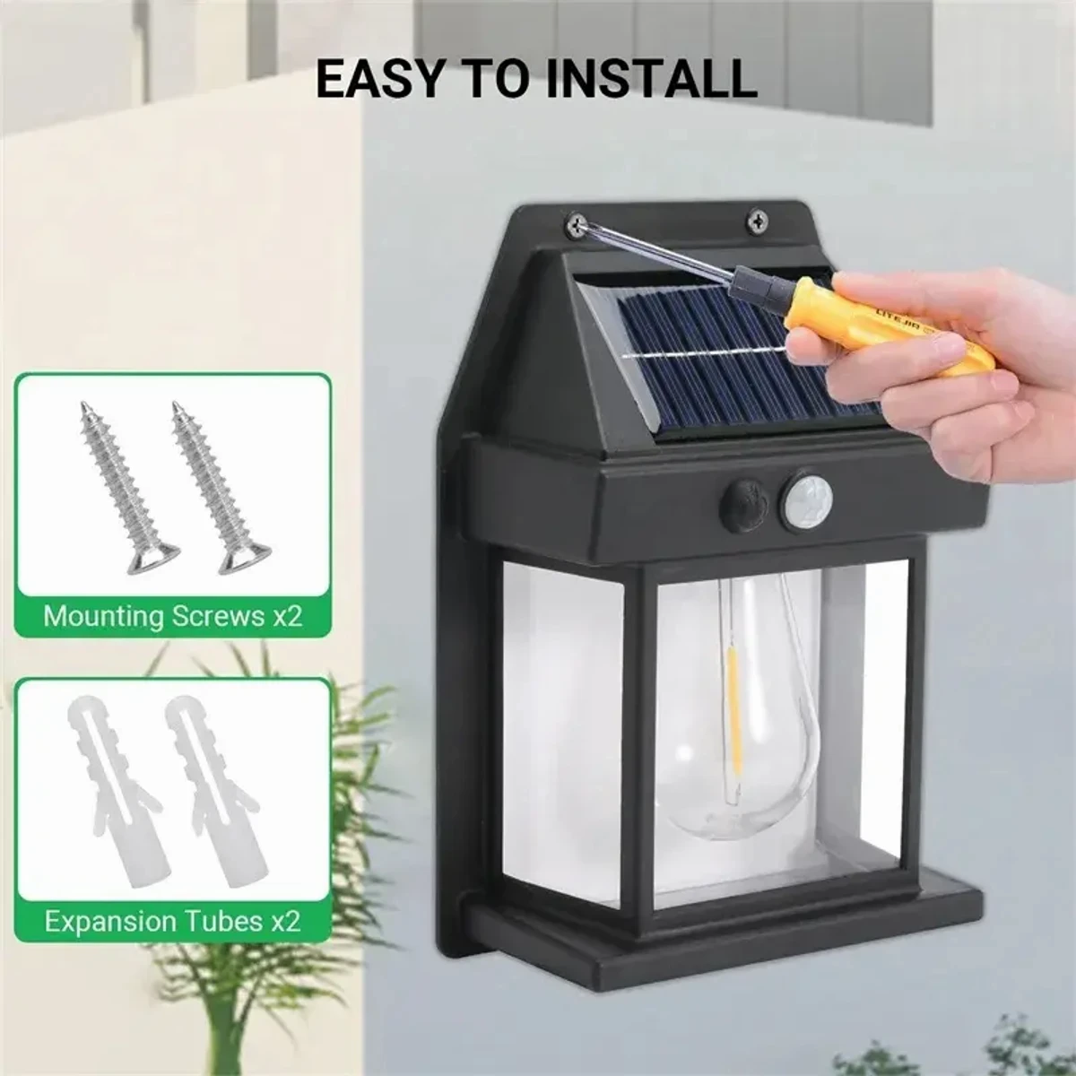 SOLAR INDUCTION WALL SENSOR LIGHT