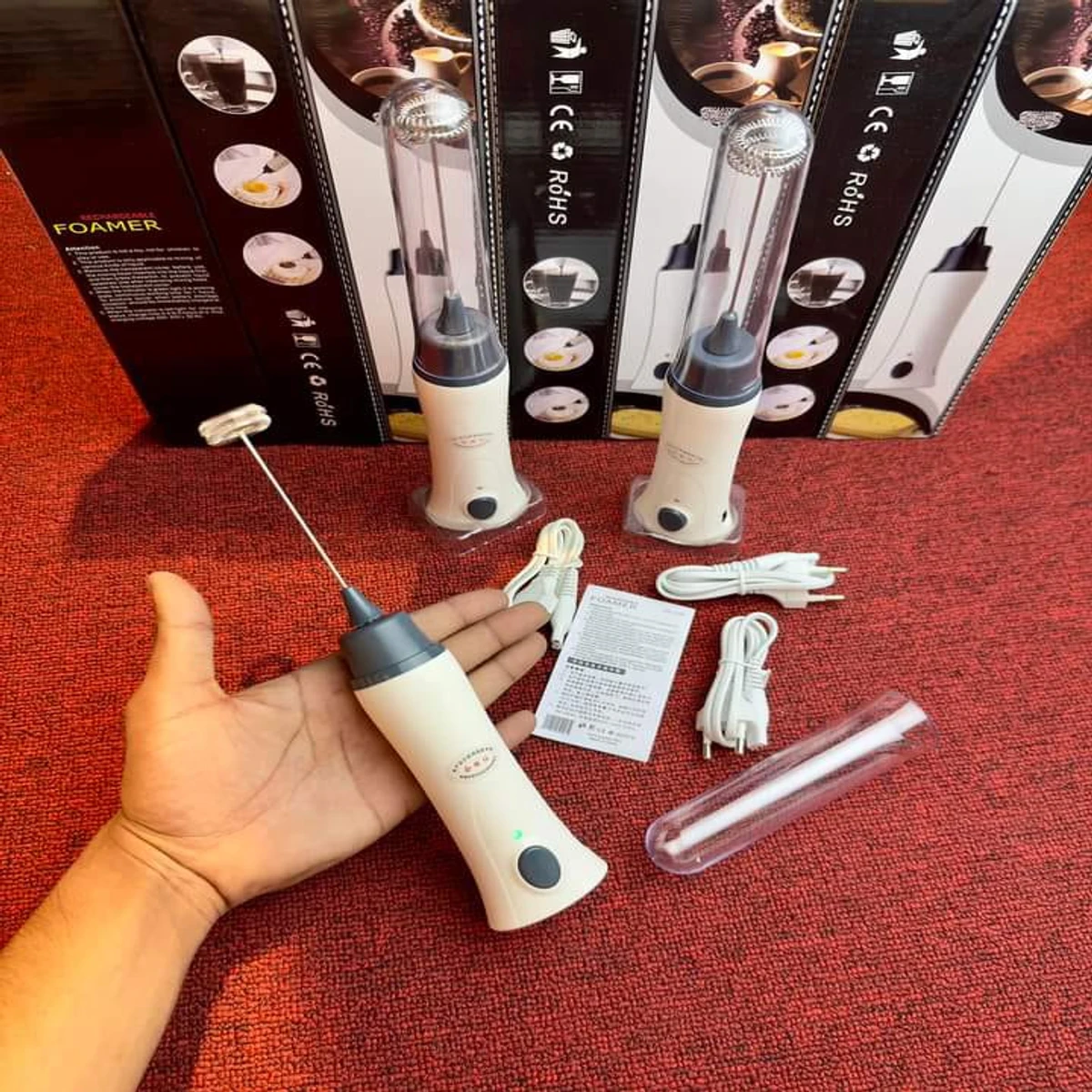 𝐂𝐨𝐟𝐟𝐞𝐞 𝐌𝐢𝐱𝐞𝐫 Rechargeable 𝐂𝐨𝐟𝐟𝐞𝐞 𝐅𝐨𝐚𝐦𝐞𝐫 !