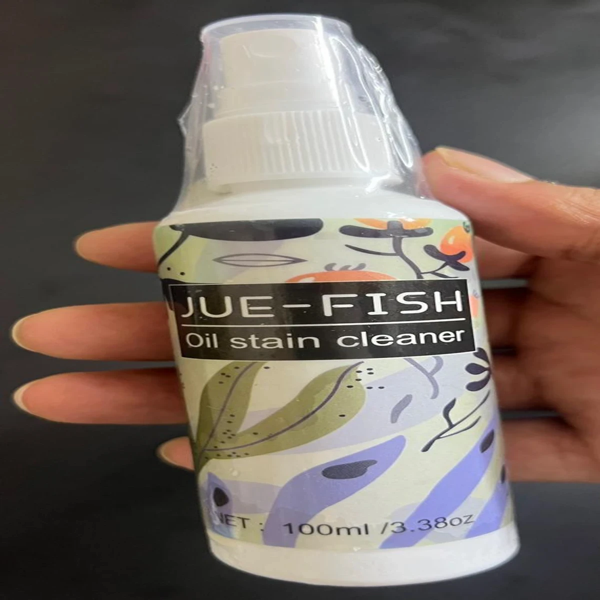 Jue-fish Oil stain cleaner for clothing clothes cleaning decontamination yellowing detergent(3 pcs)